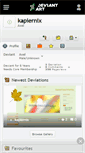 Mobile Screenshot of kapiernix.deviantart.com
