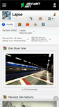 Mobile Screenshot of lapse.deviantart.com
