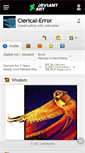 Mobile Screenshot of clerical-error.deviantart.com