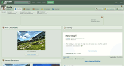 Desktop Screenshot of iluvia.deviantart.com