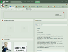 Tablet Screenshot of ixlo.deviantart.com