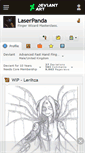 Mobile Screenshot of laserpanda.deviantart.com