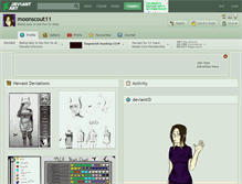 Tablet Screenshot of moonscout11.deviantart.com