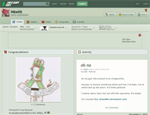 Tablet Screenshot of nibelilt.deviantart.com