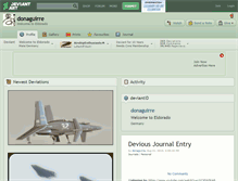 Tablet Screenshot of donaguirre.deviantart.com