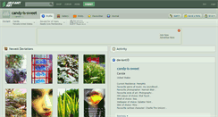 Desktop Screenshot of candy-is-sweet.deviantart.com