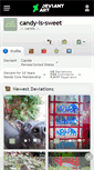 Mobile Screenshot of candy-is-sweet.deviantart.com
