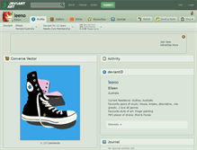 Tablet Screenshot of leeno.deviantart.com