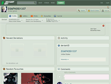 Tablet Screenshot of d3afn3ss1337.deviantart.com