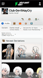 Mobile Screenshot of club-devilmaycry.deviantart.com