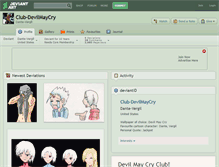 Tablet Screenshot of club-devilmaycry.deviantart.com
