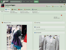 Tablet Screenshot of costumegiggey.deviantart.com