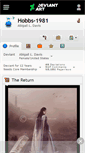 Mobile Screenshot of hobbs-1981.deviantart.com