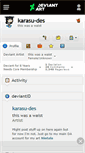 Mobile Screenshot of karasu-des.deviantart.com