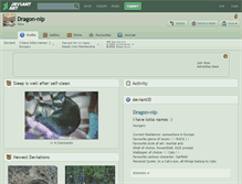 Tablet Screenshot of dragon-nip.deviantart.com