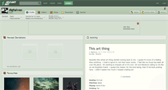 Desktop Screenshot of digitalwax.deviantart.com