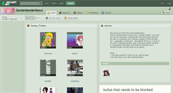 Desktop Screenshot of genderbenderfans.deviantart.com