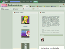 Tablet Screenshot of genderbenderfans.deviantart.com