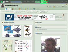 Tablet Screenshot of alexanderkubalsky.deviantart.com