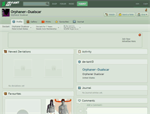 Tablet Screenshot of orphaner--dualscar.deviantart.com