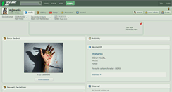 Desktop Screenshot of mjmania.deviantart.com