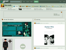 Tablet Screenshot of neo-sonic.deviantart.com