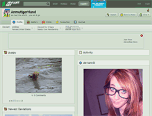 Tablet Screenshot of anmutigerhund.deviantart.com