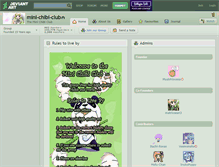 Tablet Screenshot of mini-chibi-club.deviantart.com