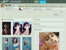 Tablet Screenshot of anima89.deviantart.com
