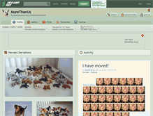 Tablet Screenshot of morethanus.deviantart.com