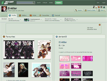 Tablet Screenshot of el-miller.deviantart.com