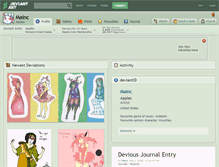 Tablet Screenshot of mainc.deviantart.com