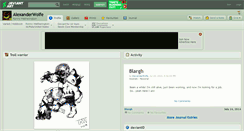 Desktop Screenshot of alexanderwolfe.deviantart.com