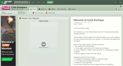 Desktop Screenshot of cutie-exotique.deviantart.com