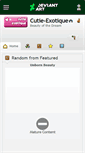 Mobile Screenshot of cutie-exotique.deviantart.com