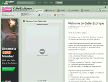 Tablet Screenshot of cutie-exotique.deviantart.com