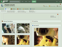 Tablet Screenshot of chiyoko-cos-pro.deviantart.com