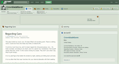 Desktop Screenshot of crownbladeraven.deviantart.com
