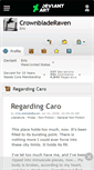 Mobile Screenshot of crownbladeraven.deviantart.com