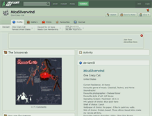 Tablet Screenshot of micasilverwind.deviantart.com