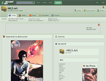 Tablet Screenshot of nkls-art.deviantart.com