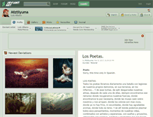 Tablet Screenshot of miztliyuma.deviantart.com