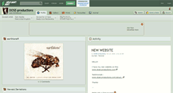 Desktop Screenshot of dose-productions.deviantart.com