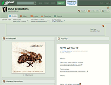 Tablet Screenshot of dose-productions.deviantart.com