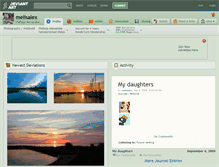 Tablet Screenshot of melisalex.deviantart.com