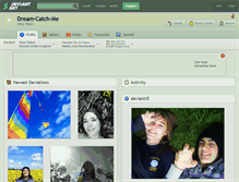 Tablet Screenshot of dream-catch-me.deviantart.com
