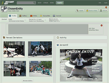 Tablet Screenshot of chosenentity.deviantart.com