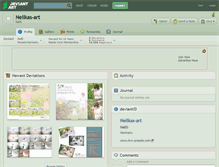 Tablet Screenshot of nellkas-art.deviantart.com