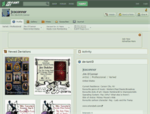 Tablet Screenshot of jcoconnor.deviantart.com
