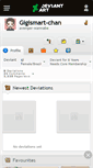 Mobile Screenshot of gigismart-chan.deviantart.com
